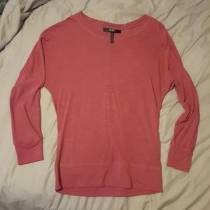 BCBG Paris- Magenta long sleeve casual top